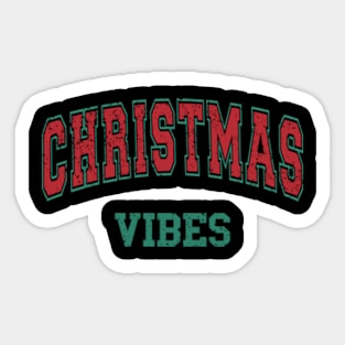 Christmas Vibes Sticker